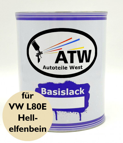 Autolack für VW L80E Hellelfenbein